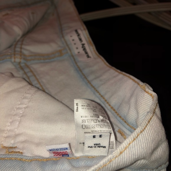 HIGH WAISTED AMERICAN APPAREL JEAN SHORTS - Picture 3 of 3